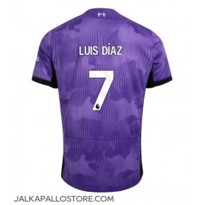 Liverpool Luis Diaz #7 Kolmaspaita 2023-24 Lyhythihainen